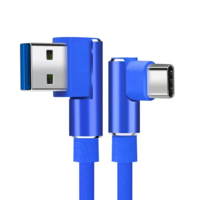 3Ft Type C Charger Cable 90 Degree USB C Charging Cord For Samsung S25 S24 S23+ - Image 1 of 4