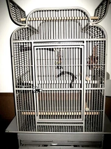 NEW 61'' Play Top Large Parrot Cockatiel Conure Lovebird Parakeet Budgie Cage - Picture 1 of 11