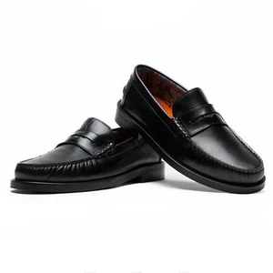 Naked Wolfe Riviera Black Leather Loafers Men’s US 7 / EU 40 - Bild 1 von 15