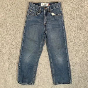 Levi's 569 Loose Straight Youth Boys Jeans Blue Size 12 Slim Denim Pockets - Picture 1 of 4