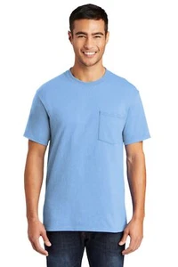 Port & Company Men's Cotton/Polyester Tall Core Blend Pocket T-Shirt - PC55PT - Picture 1 of 20