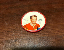 1961-62 Shirriff Salada Coin #110 Henri Richard Montreal Canadiens HOF