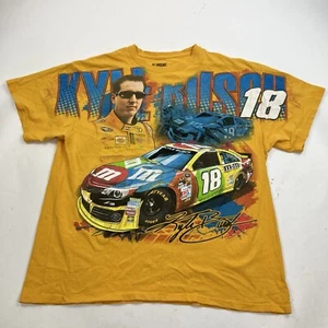 Kyle Busch M&M's Chase Authentics NASCAR T-Shirt All Over Print Yellow Size XL - Picture 1 of 7