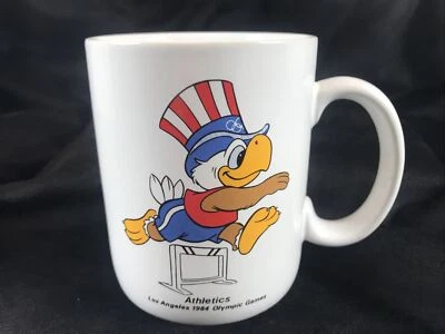 Athletics Los Angeles 1984 Olympic Games Papel 1980 Coffee Mug Featuring “Sam” - Image 1 of 4