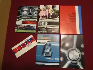 Brochure di vendita AMC 6 pezzi 1969: AMX-Ambasciatore-Classico-Ribelle-Rogue-ALTRO! - Foto 1 di 24