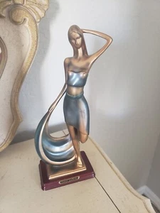 Suanti Galerien Art Deco FRAU AUS DER JUGENDSTILZEIT 15" groß - Bild 1 von 8