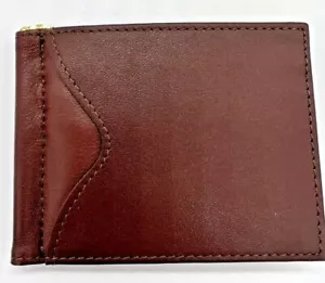 Royce Leather Men's Cash Clip Wallet with Outside Pocket-Metro Collection Coco - Picture 1 of 3
