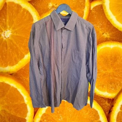 NWT Nat Nast American Fit Button Up Check Shirt with Colorful Design Size XL - Image 1 of 4