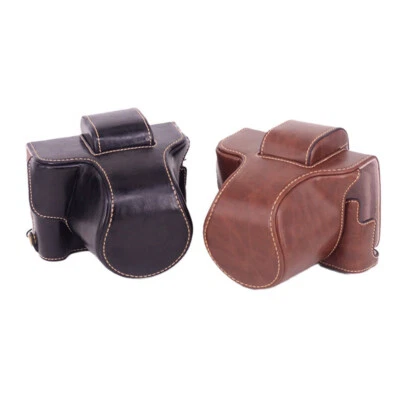 PU Leather Camera Bag Protect Case Cover Base For Fuji Fujifilm XT200 15-45mm - Image 1 of 4