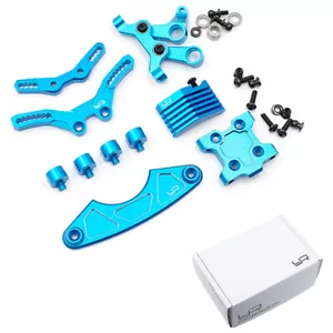 Kit de conversión de dirección y suspensión de aluminio Yeah Racing: Tamiya M07 azul - Imagen 1 de 7