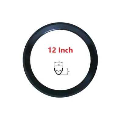 Llanta de aleación de aluminio de doble capa de 12 pulgadas para bicicletas BMX para niños 12 orificios Foto 1 de 4