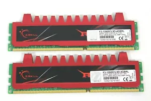Ripjaws G. Skill 2GB x 2 = 4GB RAM DDR3-1600 PC3-12800 F3-12800CL9D-4GBRL - Picture 1 of 4