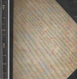 REVUE LA RELIURE . ANNEE 1902 . ANNEE COMPLETE ( 12 NUMEROS RELIES ) - Picture 1 of 3