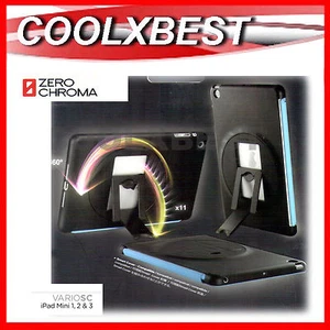 FREE SHIP - NEW ZERO CHROMA iPAD MINI VARIO SC 360° ROTATION CASE HANDLE STAND - Picture 1 of 4