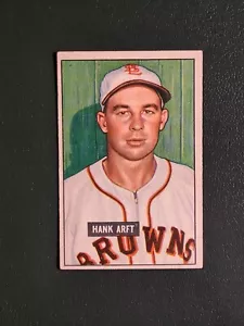 1951 Bowman #173 Hank Arft St. Louis Browns EX-EXMINT - Picture 1 of 2