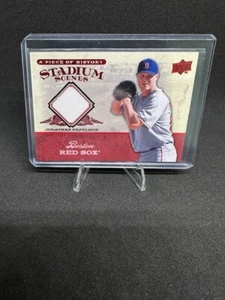 2008 Upper Deck A Piece Of History Red #SS10 Jonathan Papelbon Relic Red Sox - Picture 1 of 4