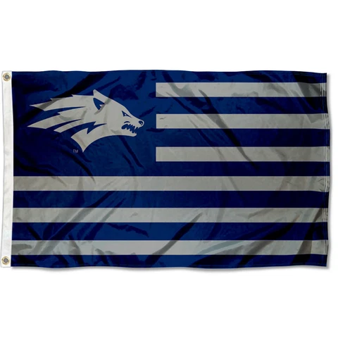 University of Nevada Wolfpack American and Stripes Nation USA Flag Cover