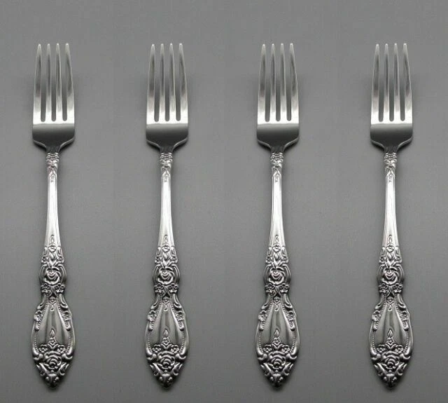 ONEIDA Wordsworth Everyday Flatware Dinner Forks - Pack of 4 (2285004A)