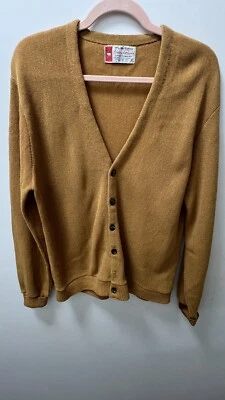 Cárdigan suéter de golf Gary Player de Puritan 6 botones vintage GRANDE Foto 1 de 4