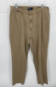 Ralph Lauren Hose Herren 36x34 Braun Flatfront Chino Freizeit Baumwolle Trouser - Bild 1 von 7