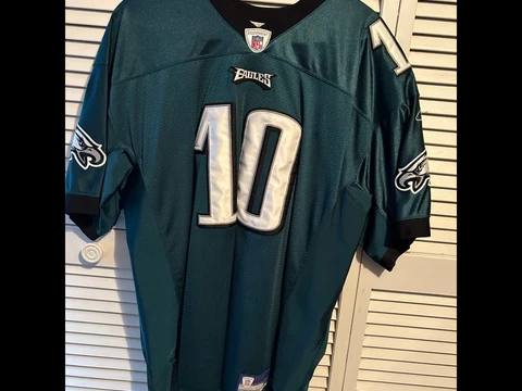 Philadelphia Eagles Desean Jackson Sewn Reebok Jersey Green Size Men’s 50 Cover
