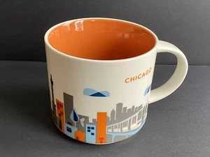 Taza de café 2013 Starbucks, Chicago, You Are Here, 14 oz - Imagen 1 de 4