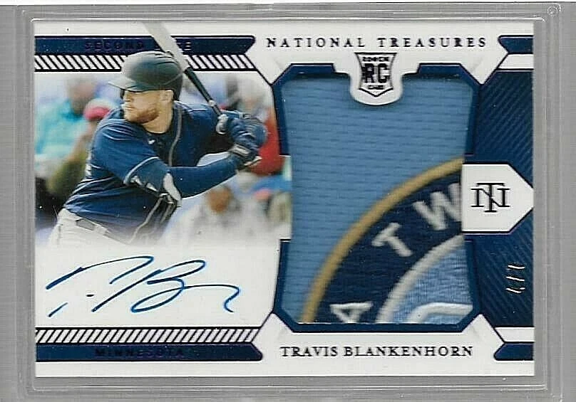 Travis Blankenhorn 2021 Panini National Treasures FOTL Rc Auto Patch #4/7 - Image 1 of 1