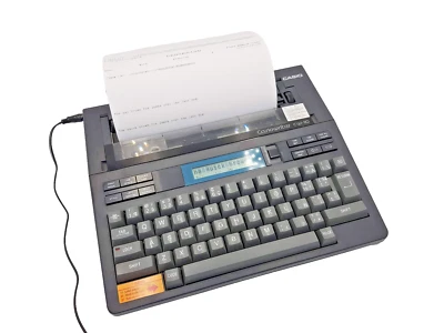 Casio Casiowriter CW-10 Personal Electronic Typewriter CW10A Vintage Collectible - Image 1 of 4