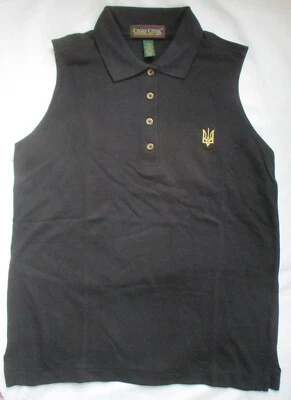 CAMISA POLO CROSS CREEK AZUL OSCURO SIN MANGAS - MUJER TALLA GRANDE Foto 1 de 4