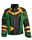 Loki Racing Motorbike Leather Jacket in Cowhide / 5 Ce Approved Protections