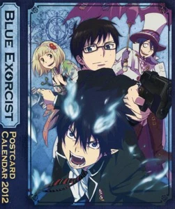postcard Ao no blue Exorcist anime Okumura Rin Yukio Moriyama Shiemi Mephisto - Picture 1 of 1