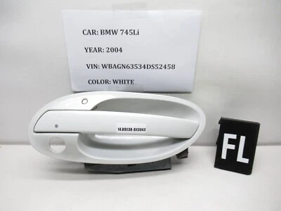 2002 - 2005 宝马 745Li 前左驾驶员侧外门把手 51217191893 原始设备制造商 — 第 1/4 张图片