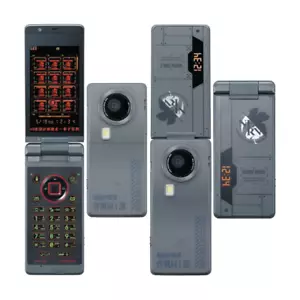 SHARP SH-06A NERV Evangelion collaboration Cell Flip Phone Japan New - Picture 1 of 5