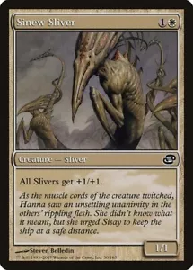 4 x Sinew Sliver MTG Planar Chaos NM White - Picture 1 of 1