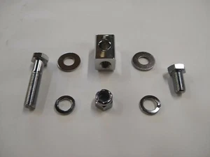 Replacement Chrome Bottom Mount Headlight Block Harley Touring Softail & Customs - Picture 1 of 2