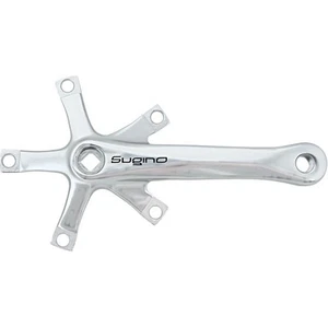 Sugino RD2 crank arms, JIS 130 165 silver - Picture 1 of 1