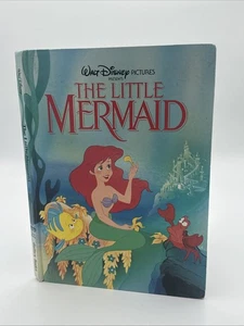 Walt Disney Die kleine Meerjungfrau Hardcover Geschichtenbuch Vintage 1989 Galerie Bücher - Bild 1 von 24
