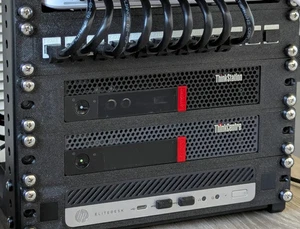 10" Rack Mount for Lenovo ThinkCentre Tiny Series | M720Q, M715Q, M920Q, + more - Picture 1 of 8