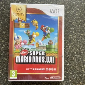 Super Mario Bros Wii Nintendo Wii 2009 PAL , Brand New - Picture 1 of 4