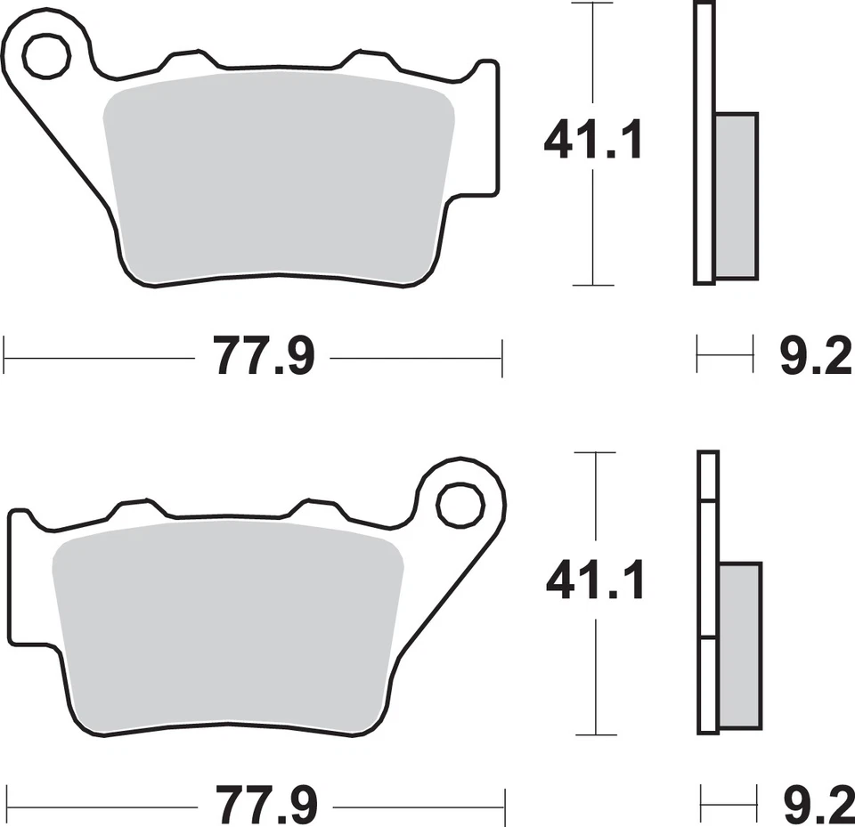SBS LS Sintered Brake Pads 675LS - Image 1 of 1