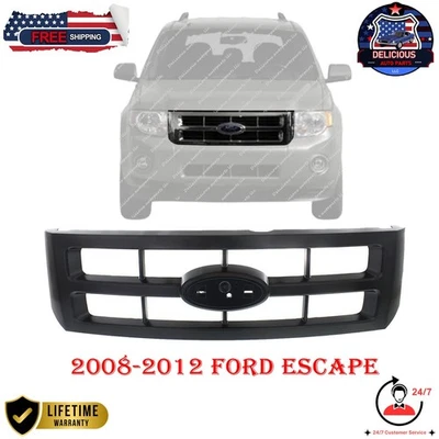 New OEM Replaces Grille Black Plastic For 2008-2012 Ford Escape Limited Sport - Image 1 of 4