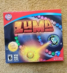 Zuma Pop Cap (PC CD-ROM, 2003) Computer Videospiel Makers of Bejeweled - Bild 1 von 5