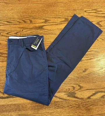 Pantalones chinos Polo Ralph Lauren Performance azul marino para hombre talla 34x34 nuevos con etiquetas Foto 1 de 4