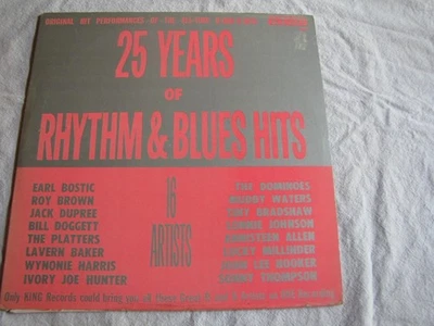 VG+ Various Artists 25 Years Of Rhythm & Blues Hits 1960 King 725 deep groove - Imagem 1 de 4
