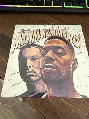 KID CUDI and EMINEM The Adventures Of Moon Man & Slim Shady 7" Vinyl SEALED - Image 1 of 2