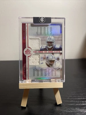 2005 UD Reflections - Cut from the Same Cloth Tony Dorsett, Julius Jones #CC-JD - Image 1 of 2