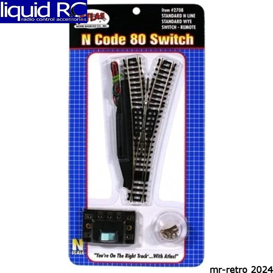 Atlas N Code 80 Remote Wye Turnout Atl2708