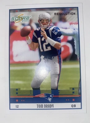 2005 Score Revolution Parallel /199 Tom Brady  #172 New England Patriots SSP - Image 1 of 4