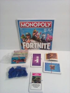 Fortnite Monopoly Game Replacement Pieces -Rules Outfits with Stands Cards - Picture 1 of 4