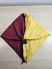 Scouts Necker / Overton Scarf Yellow & Maroon With Woggle